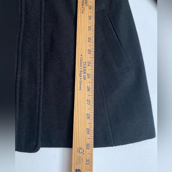Guess pea coat Toggle Jacket wool blend, Women’s size M, black - Picture 6 of 12